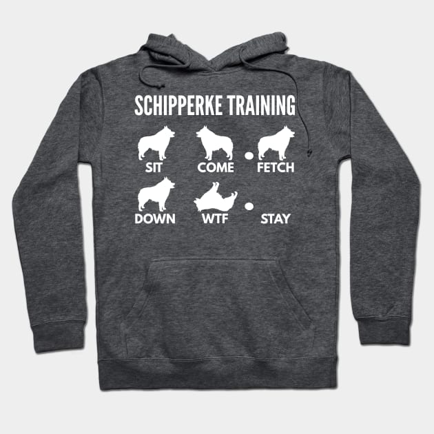 Schipperke Training Schipperke Dog Tricks Hoodie by DoggyStyles